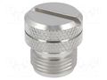 Protection cover; IP67; metal; female M12 connectors AMPHENOL LTW CAP-WBDFSMA2
