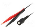 Kelvin cable; 70VDC; 1A; Len: 1m; red and black; Kelvin Programme SCHÜTZINGER KML7499-100