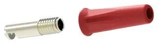 CONN, BANANA, JACK, 36A, SOLDER, RED 72-14124