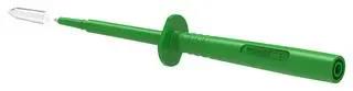 TEST PROBE CONN, NEEDLE, 16A, 1KV, GREEN 72-14266
