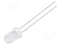 LED; violet; 5mm; 220÷350mcd; 15°; Front: convex; 3÷3.6VDC OPTOSUPPLY OSV5YL5111A