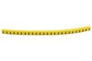 CABLE MARKER, PRE PRINTED, PVC, YELLOW 901-11054