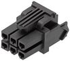 RECEPTACLE HOUSING, 24POS, NYLON, BLACK 172708-0024