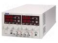 Power supply: laboratory; switching,multi-channel; 0÷60VDC; CPX AIM-TTI CPX200D