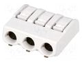 Connector: plug-in; LED Light; 2061; 12A; 630V; SMT; tinned; ways: 3 WAGO 2061-603/998-404