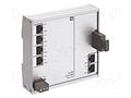 Switch Ethernet; unmanaged; Number of ports: 6; 9÷60VDC; RJ45,SC HARTING 24020061210