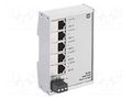 Switch Ethernet; unmanaged; Number of ports: 5; 9÷60VDC; RJ45 HARTING 24024050000