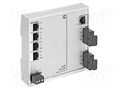 Switch Ethernet; unmanaged; Number of ports: 5; 9÷60VDC; RJ45,SC HARTING 24024052200
