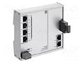 Switch PoE Ethernet; unmanaged; Number of ports: 6; 9÷60VDC; IP30 HARTING 24020061120