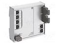 Switch PoE Ethernet; unmanaged; Number of ports: 6; 9÷60VDC; IP30 HARTING 24020062220