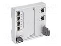 Switch PoE Ethernet; unmanaged; Number of ports: 6; 9÷60VDC; IP30 HARTING 24024061220