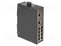 Switch Ethernet; unmanaged; Number of ports: 10; 9÷60VDC; RJ45 HARTING 24030100010