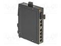 Switch Ethernet; unmanaged; Number of ports: 6; 9÷60VDC; RJ45,SC HARTING 24030061110