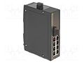 Switch Ethernet; unmanaged; Number of ports: 8; 9÷60VDC; RJ45,SC HARTING 24030081110