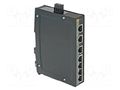 Switch Ethernet; unmanaged; Number of ports: 7; 9÷60VDC; RJ45 HARTING 24034070000