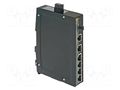 Switch Ethernet; unmanaged; Number of ports: 6; 9÷60VDC; RJ45,SC HARTING 24034061300