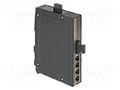 Switch PoE Ethernet; unmanaged; Number of ports: 4; 9÷60VDC; IP30 HARTING 24030041230