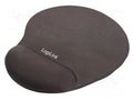 Pad; black; mouse,wrist; Features: gel LOGILINK ID0027