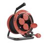 Rubber Extension Cord Reel – 4 sockets, 25m, 1,0mm2 , EMOS P082251 8592920136379