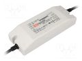 Power supply: switching; LED; 60W; 30VDC; 2A; 90÷305VAC; 127÷431VDC MEAN WELL HLN-60H-30B