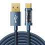 Cable to USB-A / Surpass / Type-C / 3A / 1.2m Joyroom S-UC027A12 (blue), Joyroom S-UC027A12 1.2m Blue