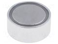Magnet: permanent; neodymium; 25N; Ø: 10mm; H: 4.5mm; steel ELESA+GANTER GN50.1-ND-10