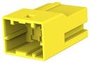 RCPT HOUSING, 3POS, PBT GF, YELLOW 3-1903392-4