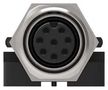 SENSOR CONN, RCPT, 8POS, M12, PANEL 5-2172078-2