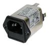 POWER ENTRY CONN, PLUG, 3A/250V, FLANGE 1-6609115-3