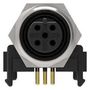 SENSOR CONN, RCPT, 5POS, M12, PANEL 4-2172083-2
