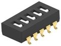 DIP SW, SPST, 0.1A, 24V, SMD 1-1825059-9 .