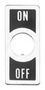 SWITCH PLATE, ON-OFF 2-1437628-6