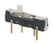 SLIDE SWITCH, SP3T, 0.1A, 12VDC, TH CSS-1310MC