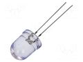 LED; white cold; 10mm; 30000÷37000mcd; 30°; Front: convex OPTOSUPPLY OSW5DKA131A