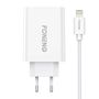 Fast charger Foneng 1x USB EU43 10.5W + USB Lightning cable, Foneng EU43 iPhone