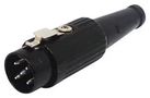 DIN AUDIO/VIDEO CONN, PLUG, 5POS, CABLE 591-0520