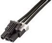 CABLE ASSY, MINI-FIT 3P RCPT-RCPT, 3" 145135-0300