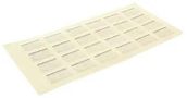 CALIBRATION LABELS, SELF-LAM, VINYL, 25.4MM W QCC311BK