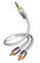 Juhe 2xRCA - 3.5mm stereo pistik 3.0m Au ühendus, inakustik PREMIUM 2xRCA-3.5mm/3.0/PREM 4001985507894