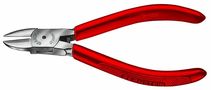 Side cutters, 120 mm, with wide rounded head, without side face, transparent insulation 3-109-2