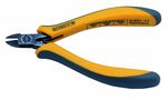 EUROline mini side cutters, 120 mm, with very slim rounded head, without side face, bicoloured handguard 3-651-14