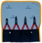 4-piece pliers set, burnished,  in a wallet 3-940