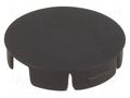 Cap; polyamide; black; push-in OKW A3223009