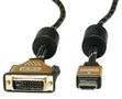 CABLE, DVI-D/HDMI A PLUG, 1M, BLACK 11.04.5890