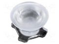 LED lens; round; transparent; 40÷48°; Mounting: adhesive tape LEDIL CA12079