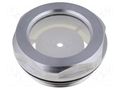 Level indicator; Inspect.hole dia: 32mm; M42; aluminium ELESA+GANTER GN743-32-M42X1.5-A