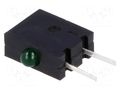 LED; horizontal,in housing; 1.8mm; No.of diodes: 1; green; 20mA KINGBRIGHT ELECTRONIC KM-2520EH/1SGD