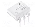 Optocoupler; THT; Ch: 1; OUT: transistor; Uinsul: 7.5kV; Uce: 100V ONSEMI H11AA1M
