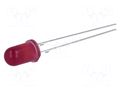LED; violet; 5mm; 45÷68mcd; 30°; Front: convex; 3÷3.8VDC OPTOSUPPLY OSV5HA5A34A