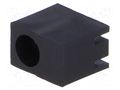 LED housing; 3mm; polyamide; angular; black; UL94V-2; H: 7.4mm FIX&FASTEN FIX-LED-301A